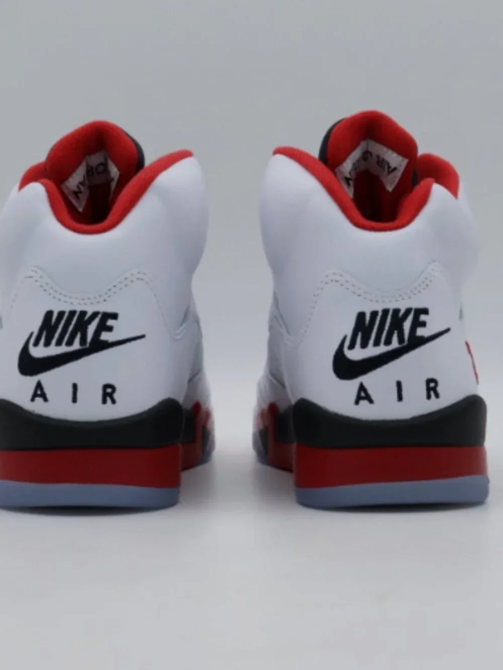 Nike Air Jordan 5 Retro OG Fire Red Black Tongue